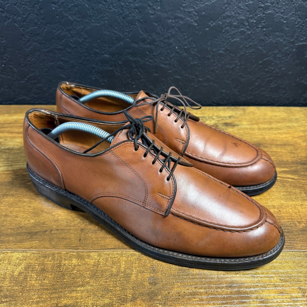 Allen Edmonds Bradley 2661 Brown Leather Split Toe Derby Mens 11.5 A Narrow